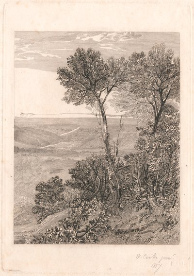 The Vale of Ashburnham, en kopia av den högra halvan av William Bernard Cooke
