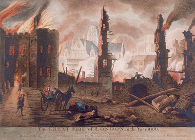 Ludgate, Great Fire of London, London, 1792 av William Birch