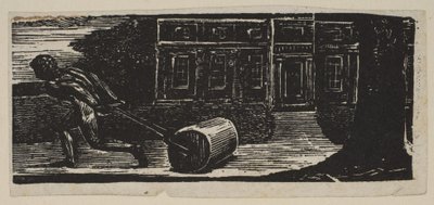A Rolling Stone Is Ever Bare of Moss, från Thorntons Pastorals of Virgil, 1821. av William Blake