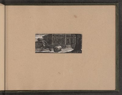 "En böljande sten är alltid bar av mossa", 1821. av William Blake
