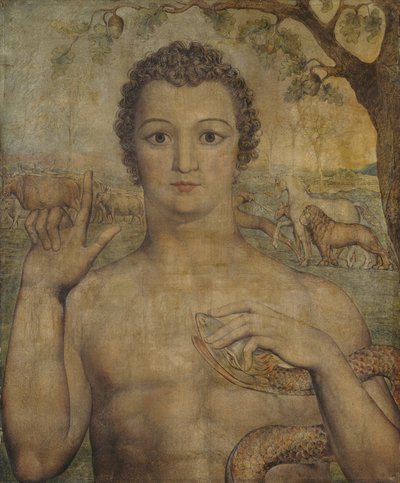 Adam Namnge djuren av William Blake