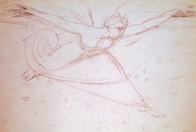 Ängelvandring, teckning av William Blake (1757-1827) av William Blake