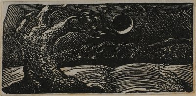 Blasted Tree and Flattened Crops, från The Pastorals of Virgil av William Blake