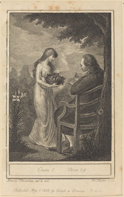 Canto I, vers 29, 1803. av William Blake