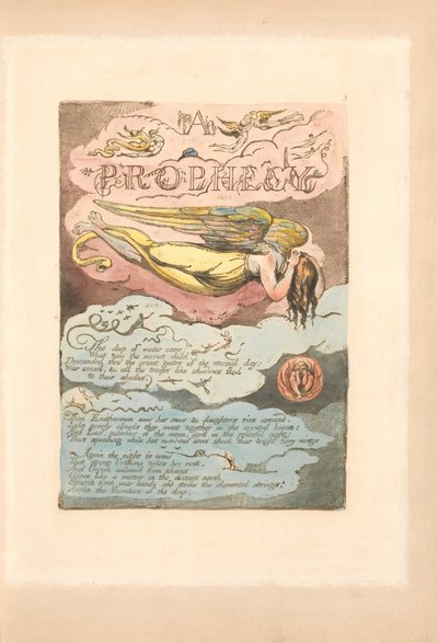 Europa. En profetia, Platta 5, A - Profetia - Den djupa vintern kom . . . .  (Bentley 6) av William Blake