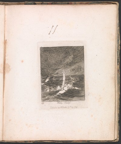 För barn. Paradisets portar, tavla 12, Hjälp! Hjälp! av William Blake