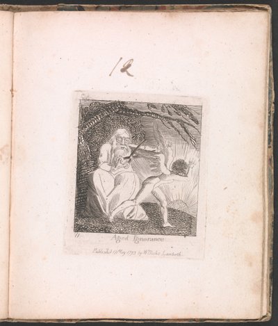 För barn. Paradisets portar, tavla 13, Åldrig okunnighet av William Blake