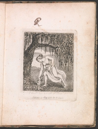 För barn. Paradisets portar, platta 3, jag hittade honom under ett träd av William Blake