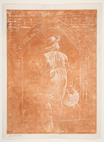 Frontispice till Jerusalem, emanationen från den stora Albion, [ca. 1804-20] . av William Blake