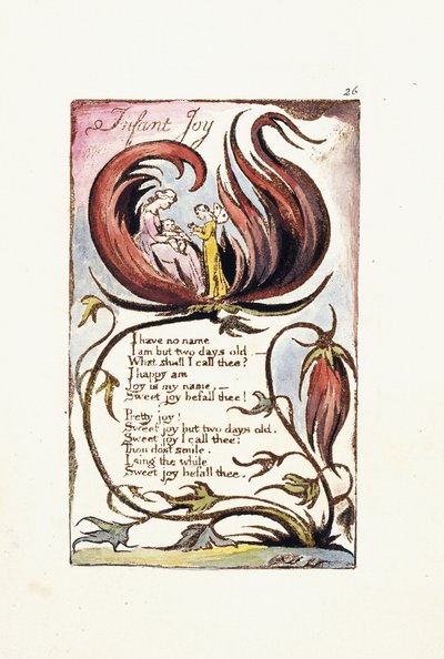 Spädbarnsglädje, 1789 av William Blake
