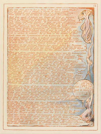 Jerusalem, tavla 12, Varför vill du ge henne... av William Blake