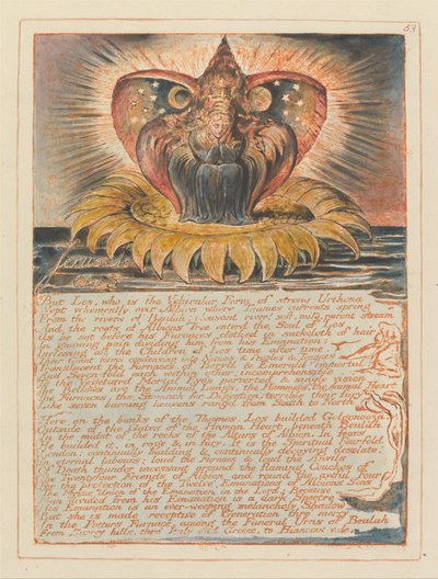 Jerusalem, tavla 53, Jerusalem, kapitel. 3 av William Blake