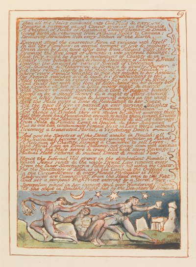Jerusalem, tavla 69, sedan alla män.... av William Blake