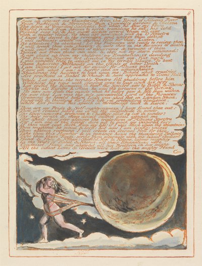 Jerusalem, tavla 8, Res dig mot mig.... av William Blake