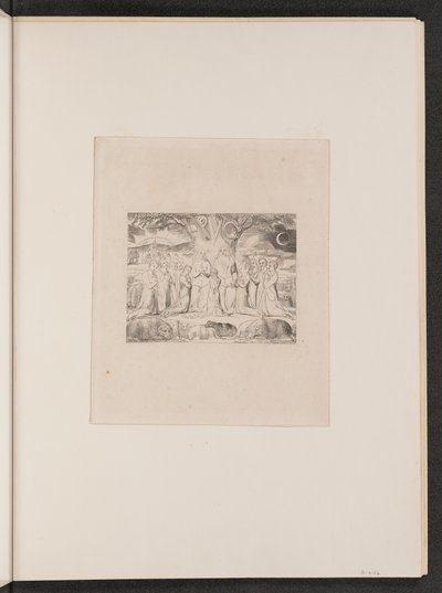 Job och hans familj av William Blake