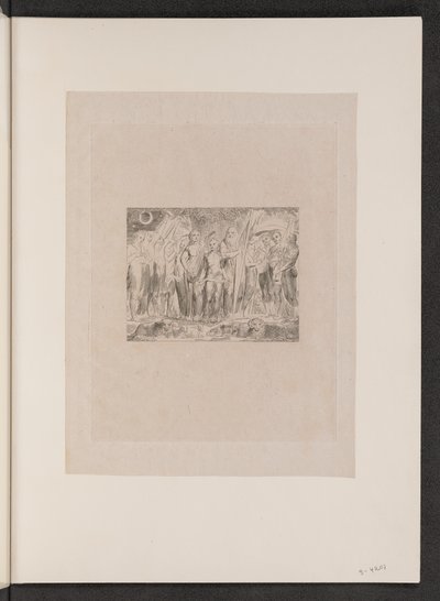 Job och hans familj återställd till välstånd av William Blake