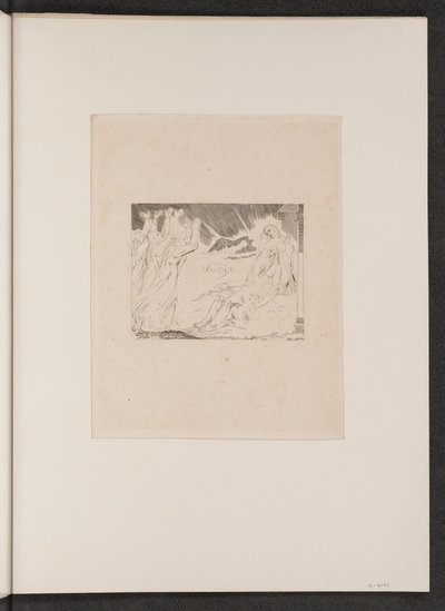 Jobs tröstare, 1825. av William Blake