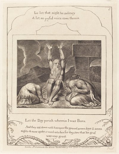 Jobs förtvivlan av William Blake