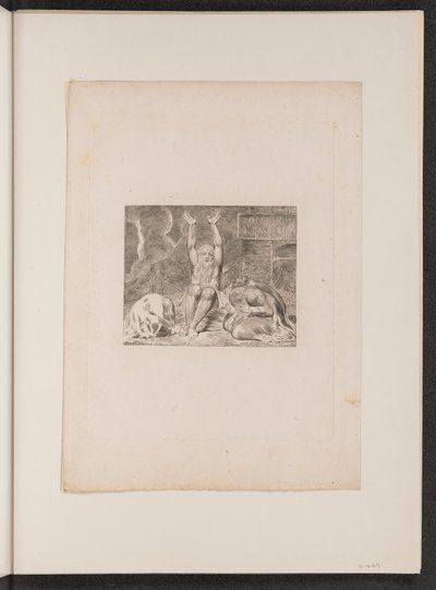 Jobs förtvivlan, 1825. av William Blake