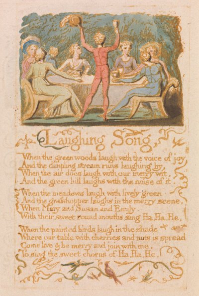 Lachlied (Platte 28) av William Blake