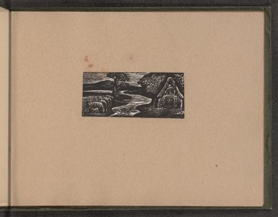"Sabrinas silvriga översvämning", 1821. av William Blake