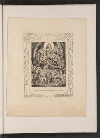 Satan inför Guds tron av William Blake