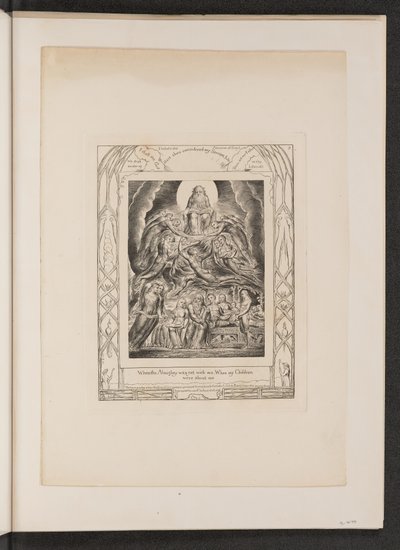Satan inför Guds tron av William Blake