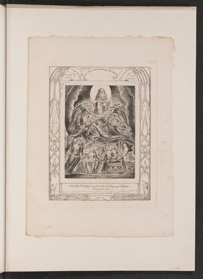 Satan inför Guds tron av William Blake