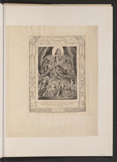Satan inför Guds tron av William Blake
