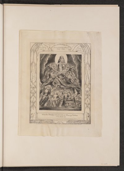 Satan inför Guds tron av William Blake