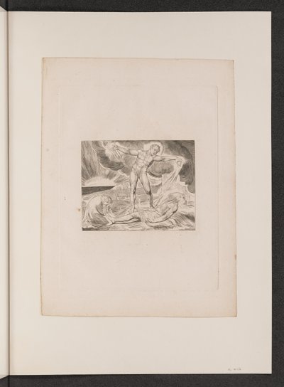 Satan slår jobb med bölder av William Blake