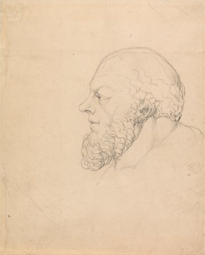 Sokrates, ett visionärt huvud av William Blake