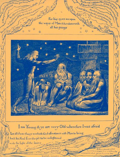 The Book of Job illustrationer av William Blake av William Blake