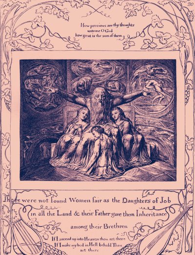 The Book of Job illustrationer av William Blake av William Blake