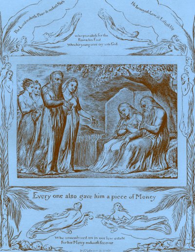 The Book of Job illustrationer av William Blake av William Blake