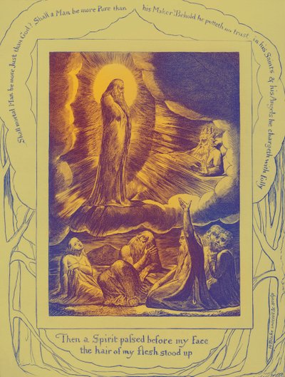 The Book of Job illustrationer av William Blake av William Blake