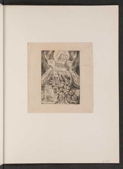 Satans fall, 1825. av William Blake