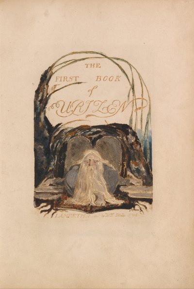 Urizens första bok, tavla 1 av William Blake
