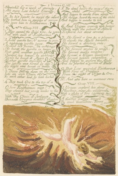 The First Book of Urizen, plåt 19, 