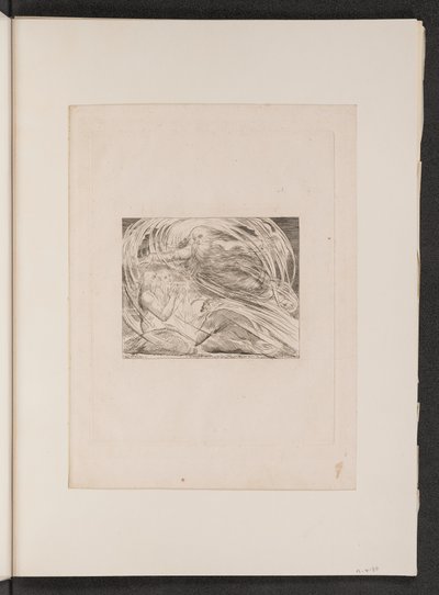 Herren svarar jobb ur virvelvinden, 1825. av William Blake