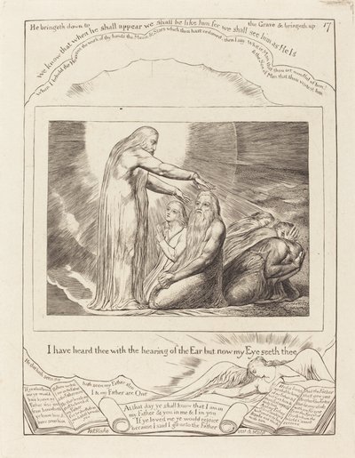 Guds vision, 1825. av William Blake