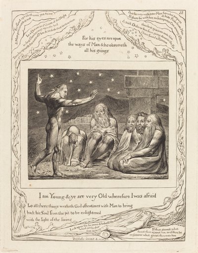 Elihus vrede av William Blake