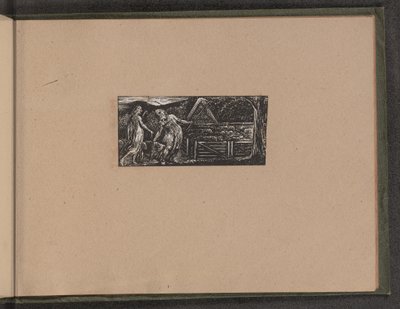 Thenot och Colinet leder sina flockar tillsammans, 1821. av William Blake
