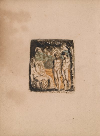 Det finns ingen naturlig religion, tavla 1, frontispice (Bentley a1) av William Blake