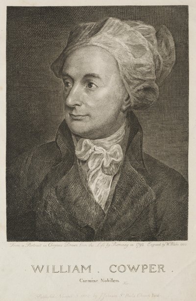 William Cowper, 1802. av William Blake