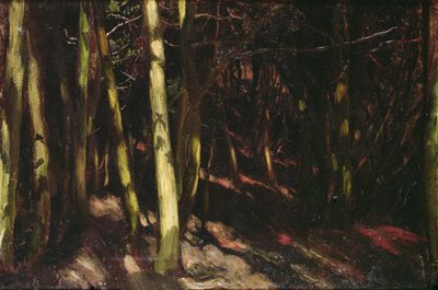 Träd, ca 1890 (olja ombord) av William Blake Richmond