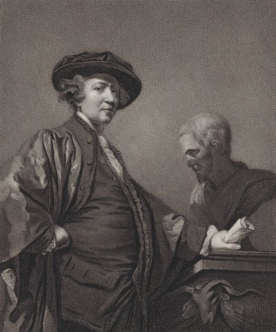 Sir Joshua Reynolds, riddare, 1811. av William Bond