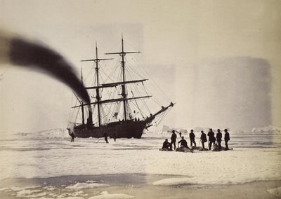 Jakt med ånga i Melville Bay av William Bradford