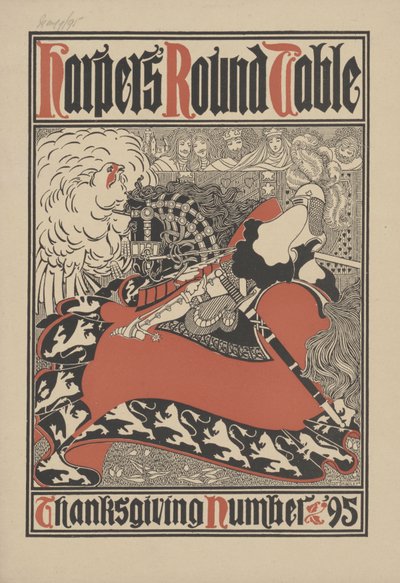 Harpers runda bord - Thanksgiving-nummer, 1895 av William Bradley