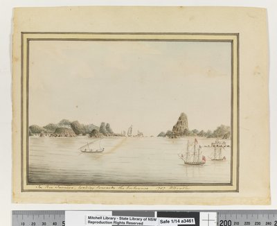 Upp. sid. 36. `I Rio Janeiro, tittar mot ingången. 1787
